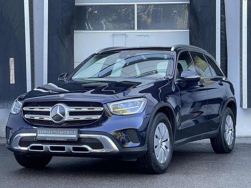 Blau Gebraucht 2022 Mercedes GLC220 SUV | 31.900 € (Guter Preis) - Bild 1/4
