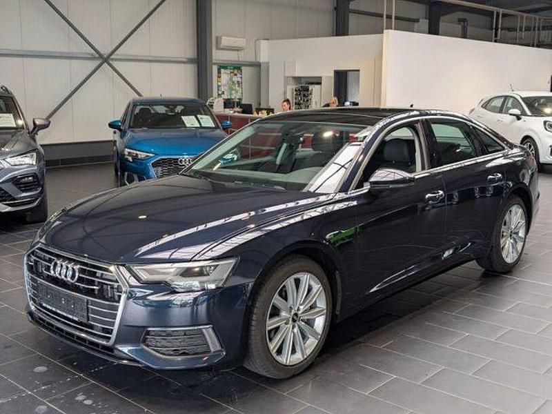 Blau Gebraucht 2021 Audi A6 Design Limousine | 33.900 € (Fairer Preis) - Bild 1/4