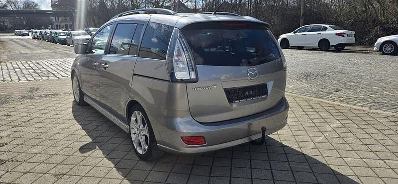 Gebraucht Mazda 5 Active Plus 143 PS (105 kW) 2009 Silber Van / Kleinbus