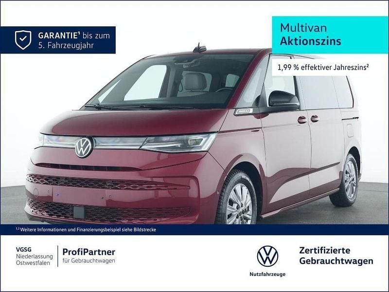 Second-hand VW Multivan Life 150 CP (110 kW) 2024 Roșu Monovolum