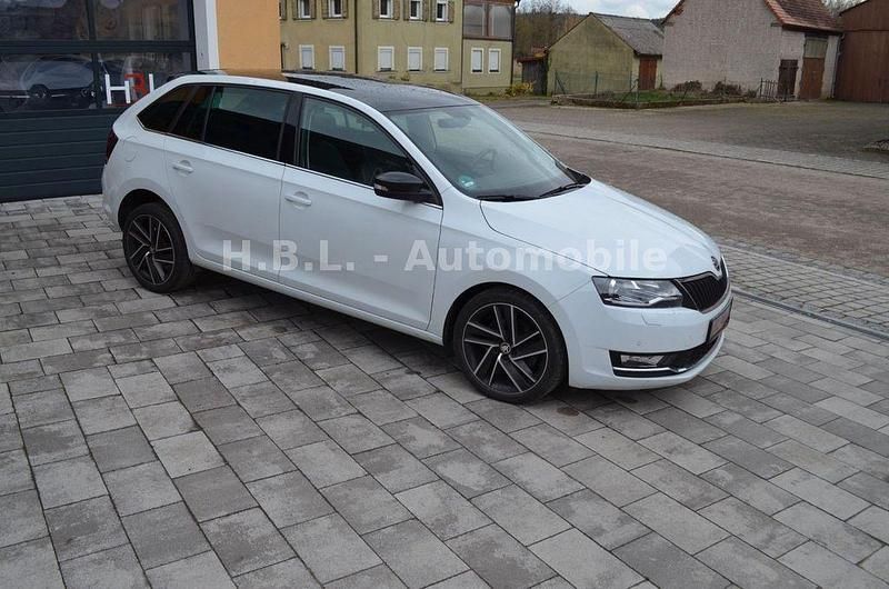 Gebraucht Skoda Rapid Style 116 PS (85 kW) 2018 Weiß Kleinwagen
