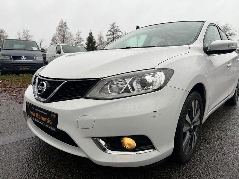 Gebraucht Nissan Pulsar Acenta 110 PS (80 kW) 2014 Weiß Limousine