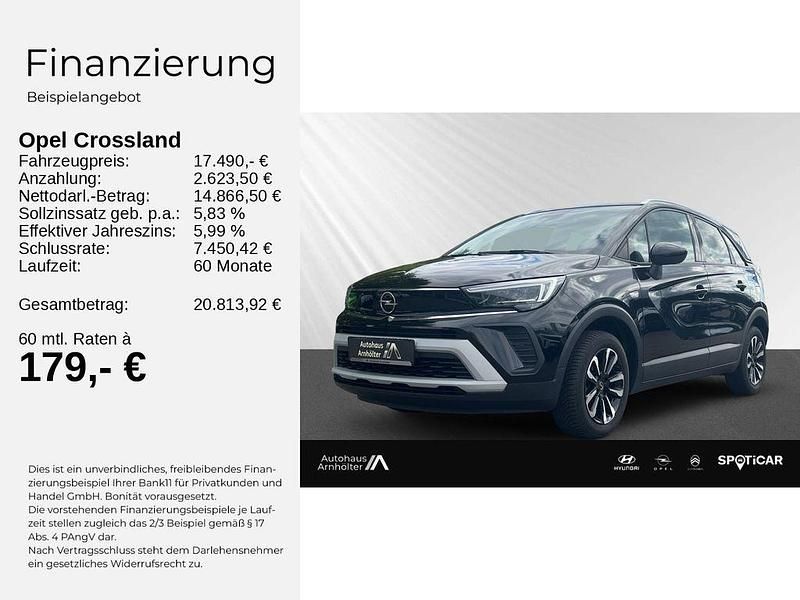 Gebraucht Opel Crossland Elegance 131 PS (96 kW) 2024 Schwarz SUV