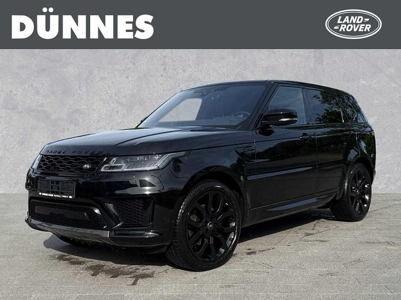 Schwarz (santoriniblack metallic) Gebraucht 2020 Land Rover Range Rover Sport HSE SUV | 54.560 € - Bild 1/4