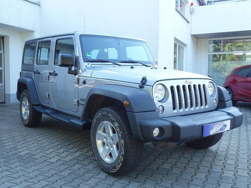 Billet silver metallic clear coa (metallic) Gebraucht 2014 Jeep Wrangler Unlimited Sport SUV | 27.990 € (Superpreis) - Bild 1/4