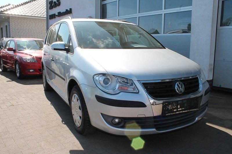 Gebraucht VW Touran Conceptline 102 PS (75 kW) 2007 Silber Van / Kleinbus