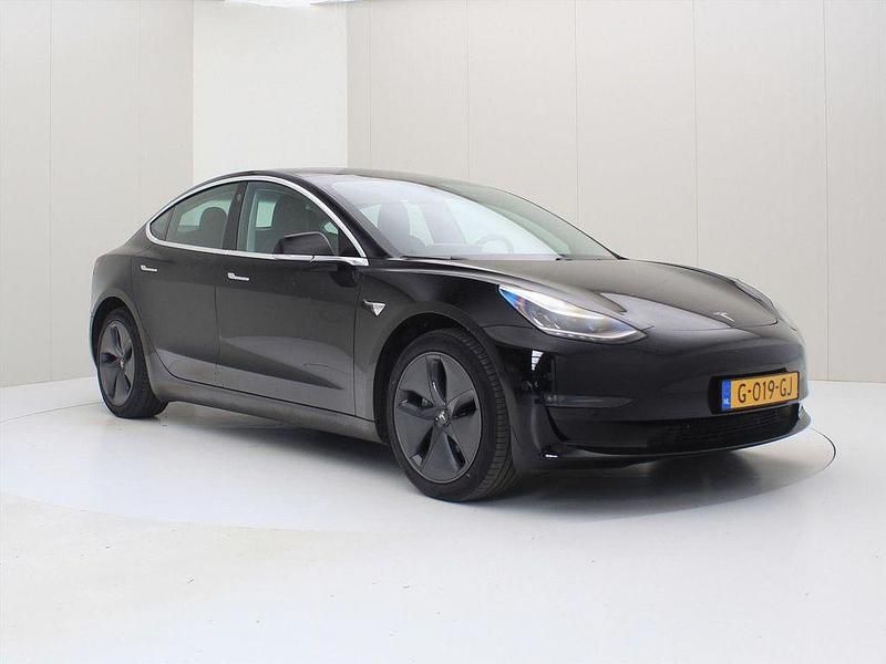 Occasion Tesla Model 3 Long Range AWD 258 kW (351 PK) 2019 Zwart Sedan