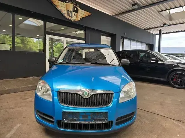 Gebraucht Skoda Roomster 86 PS (63 kW) 2007 Modra ocean/ocean blue (metallic) Van / Kleinbus