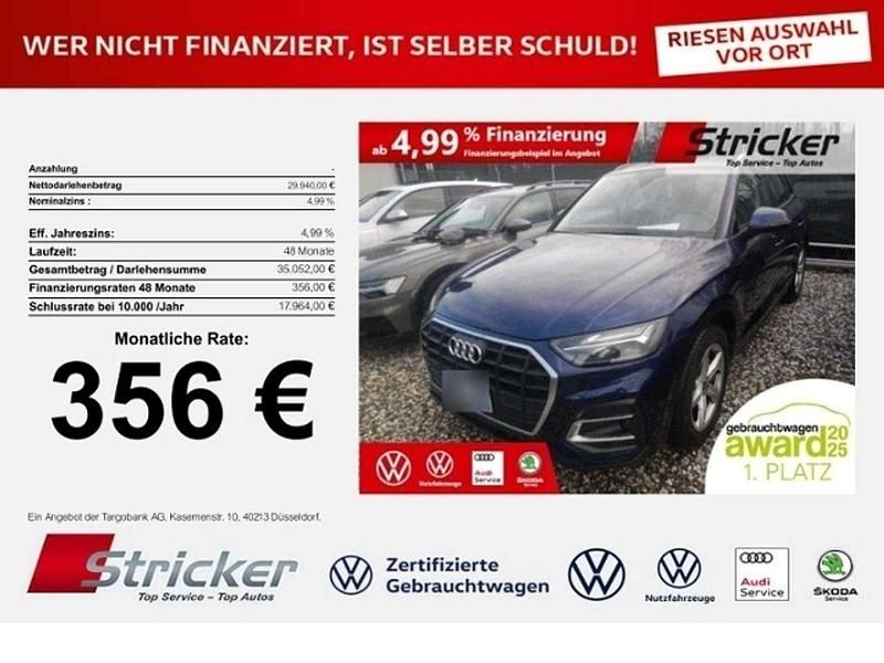 Gebraucht Audi Q5 Ambiente 163 PS (119 kW) 2021 Navarrablau metallic (metallic) SUV
