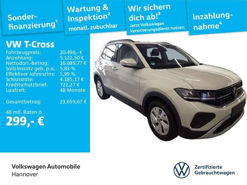 Ascotgrau Gebraucht 2024 VW T-Cross Life SUV | 20.490 € (Fairer Preis) - Bild 1/3
