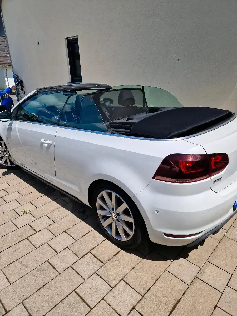 Gebraucht VW Golf Cabriolet GTI 211 PS (155 kW) 2014 Weiß Cabrio