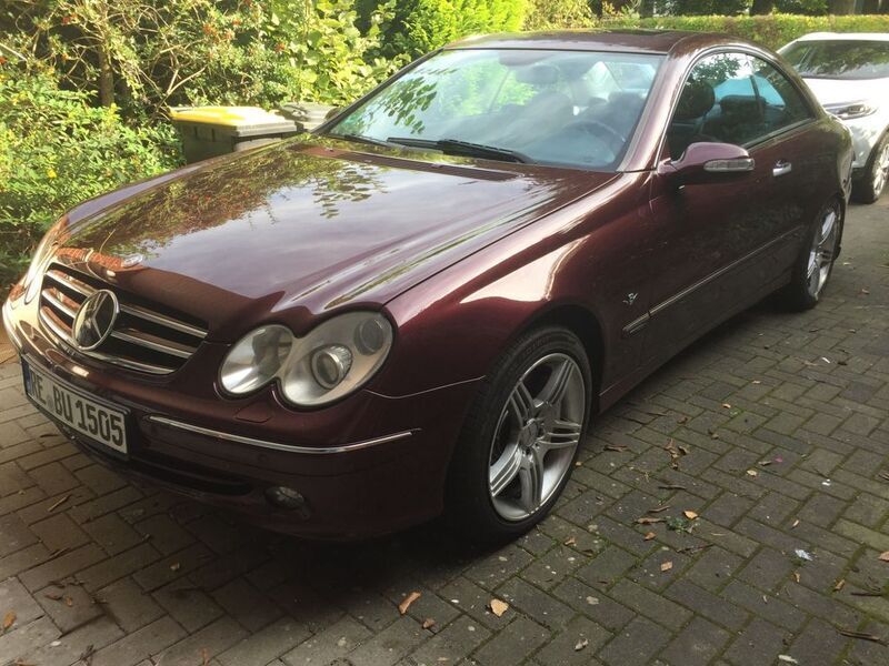 Gebraucht Mercedes CLK500 387 PS (284 kW) 2003 Rot Coupé