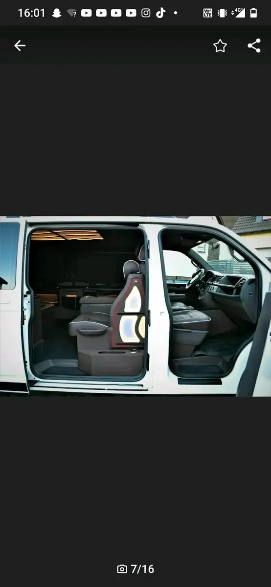 Gebraucht VW T6 150 PS (110 kW) 2016 Weiß Van