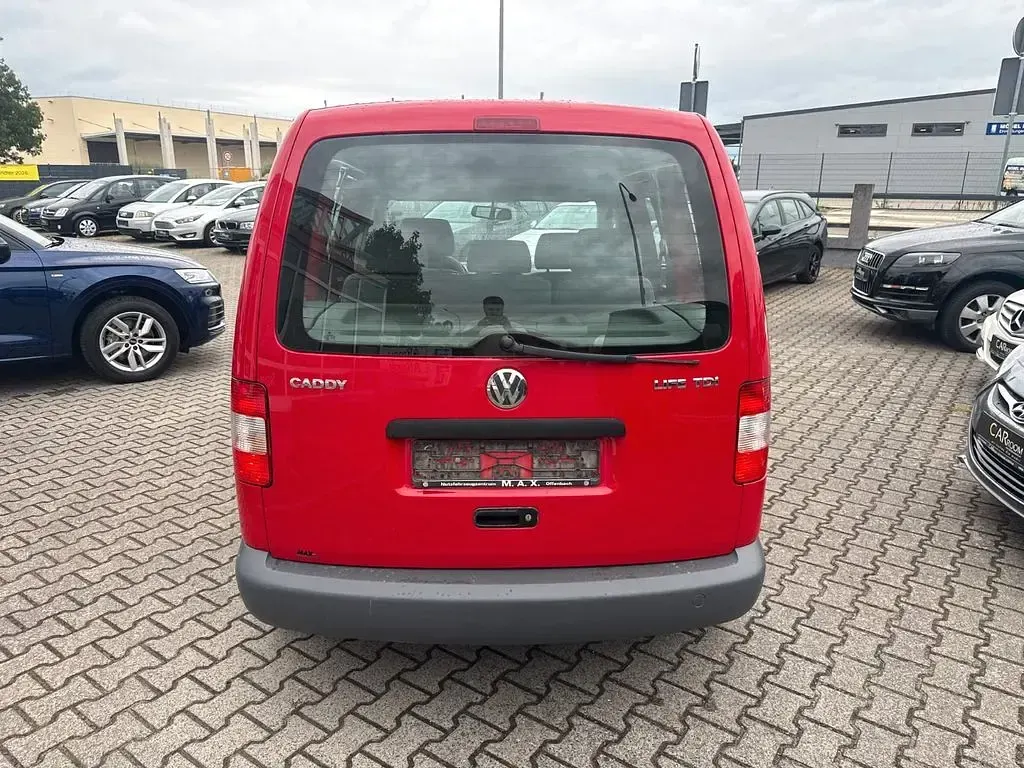 Gebraucht VW Caddy Life 105 PS (77 kW) 2009 Rot Van / Kleinbus