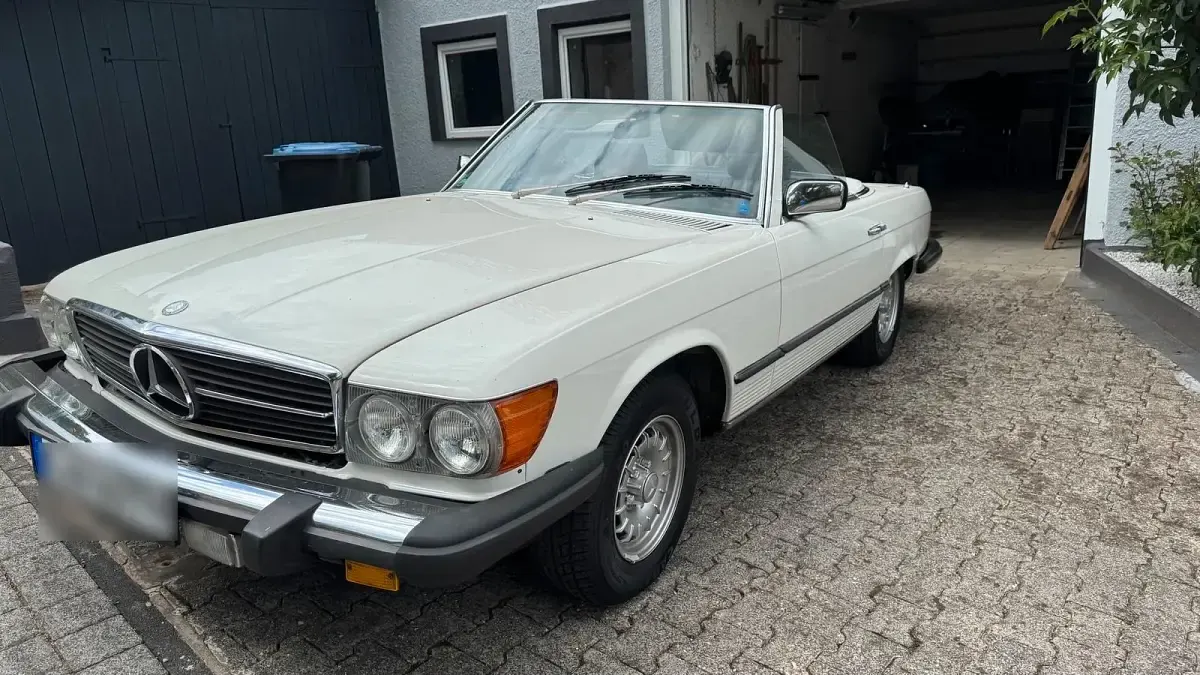 Gebraucht Mercedes SL380 210 PS (154 kW) 1985 Weiß Cabrio