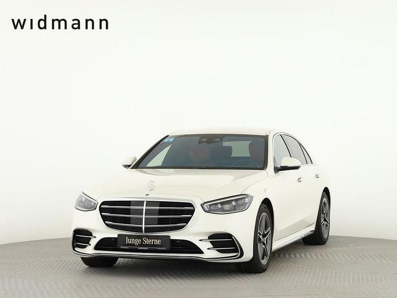 Designo diamantweiss bright Gebraucht 2021 Mercedes S400 AMG Limousine | 76.850 € (Fairer Preis) - Bild 1/4