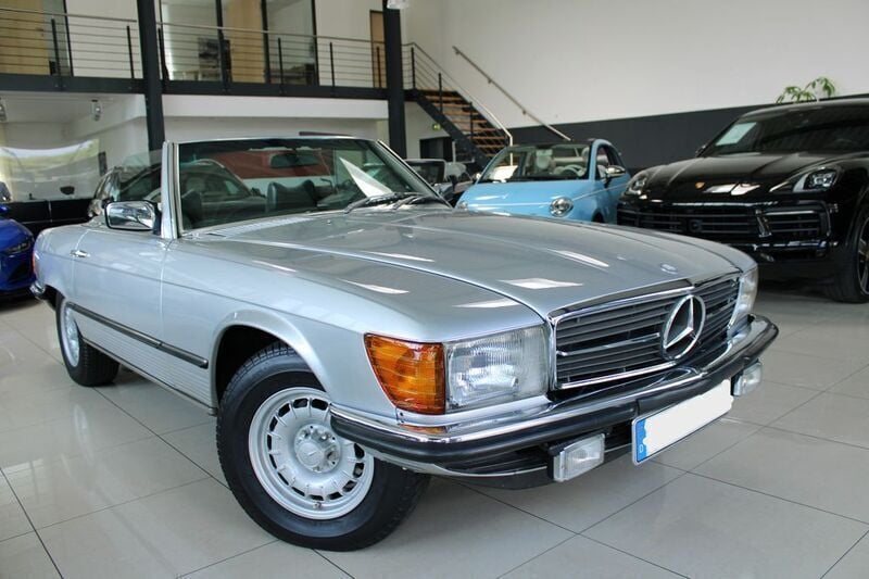 Silber Gebraucht 1977 Mercedes SL450 Cabrio | 19.900 € - Bild 1/4