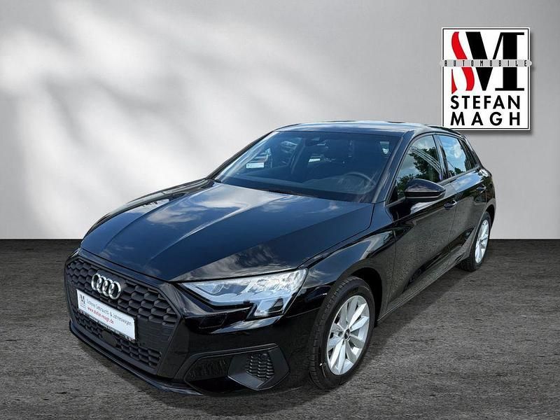 Schwarz Gebraucht 2023 Audi A3 Sportback Basis Limousine | 24.490 € (Fairer Preis) - Bild 1/4