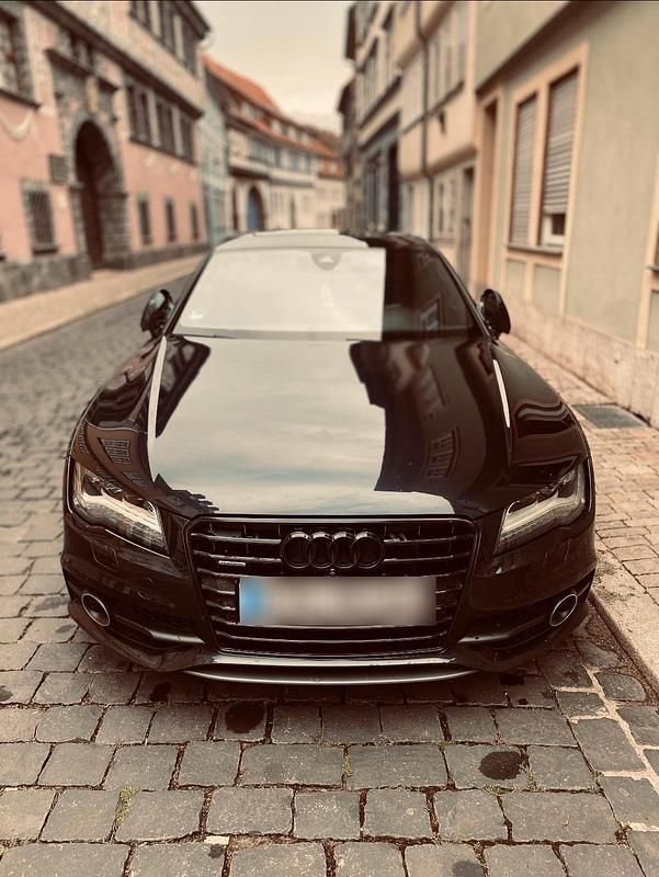 Schwarz Gebraucht 2014 Audi A7 S-Line Coupé | 16.999 € - Bild 1/4