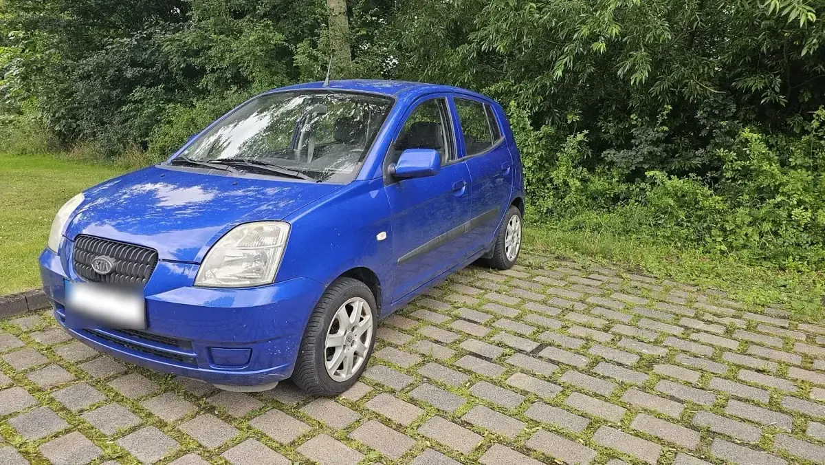 Gebraucht Kia Picanto 69 PS (50 kW) 2005 Blau Kleinwagen