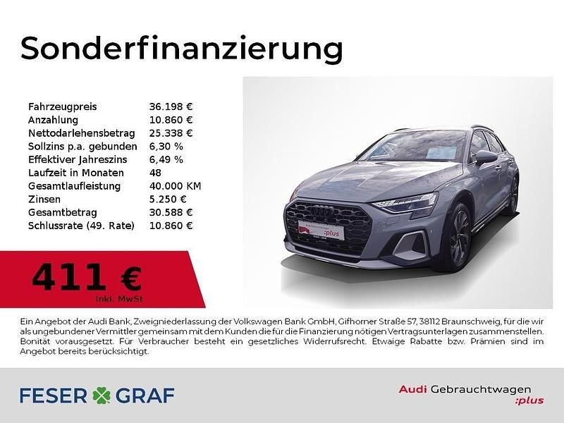 Pfeilgrauperleffekt Gebraucht 2024 Audi A3 Ambiente Kombi | 36.198 € (Etwas zu teuer) - Bild 1/2