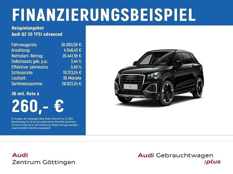 Second-hand Audi Q2 Advanced Plus 116 CP (85 kW) 2025 Negru SUV