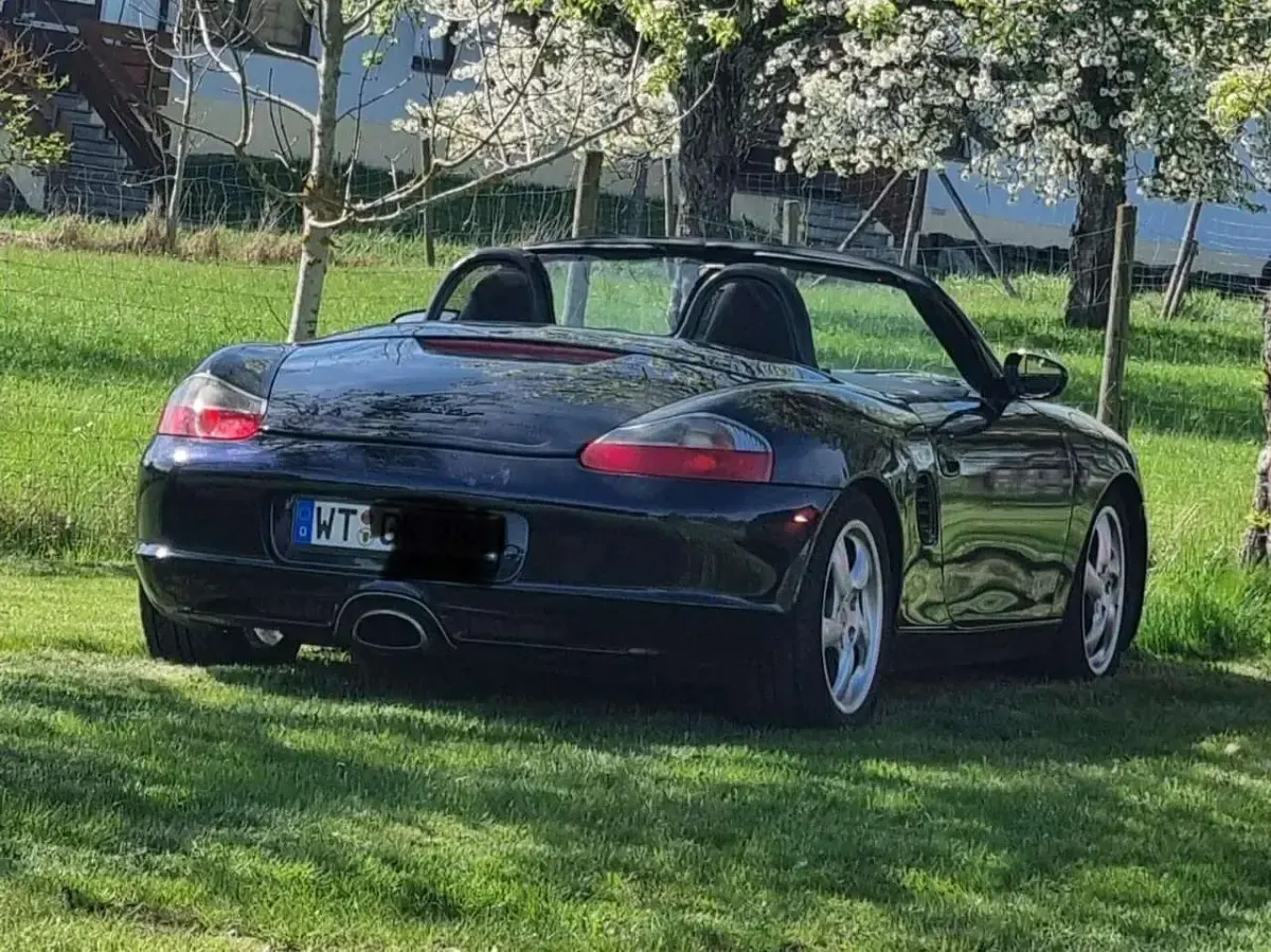 Gebraucht Porsche Boxster 228 PS (167 kW) 2003 Blau Cabrio