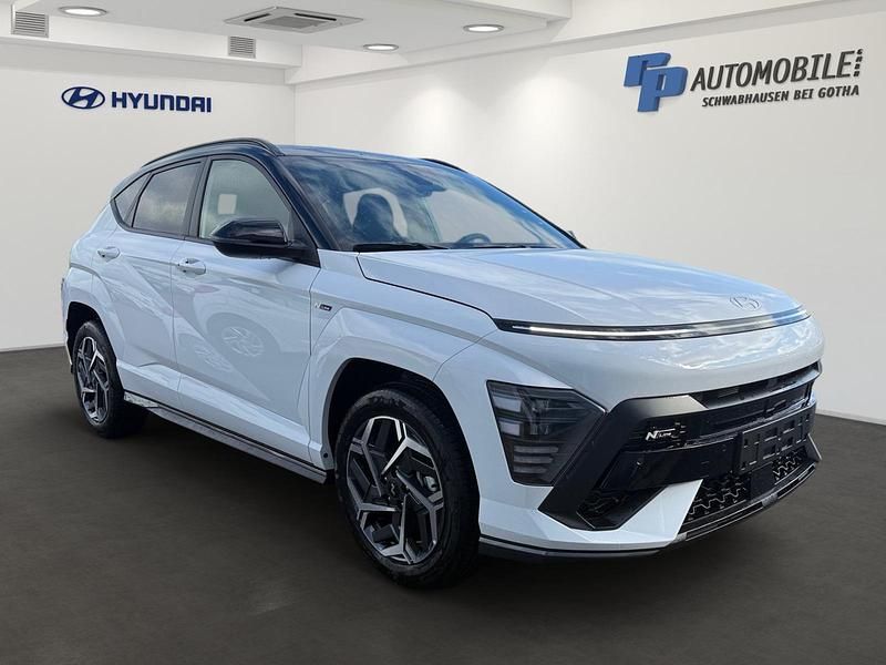 Gebraucht Hyundai Kona N Line 197 PS (144 kW) 2024 Weiß SUV
