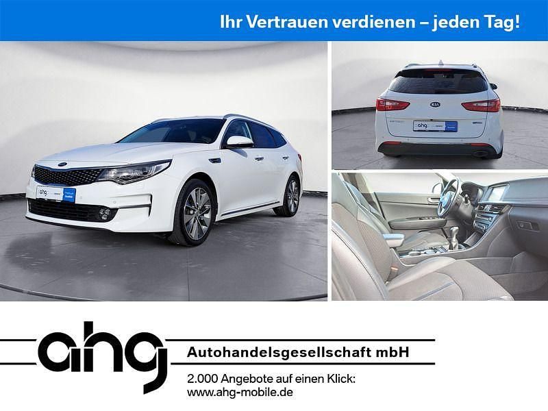Weiß Gebraucht 2017 Kia Optima Spirit Kombi | 17.430 € (Teuer) - Bild 1/4