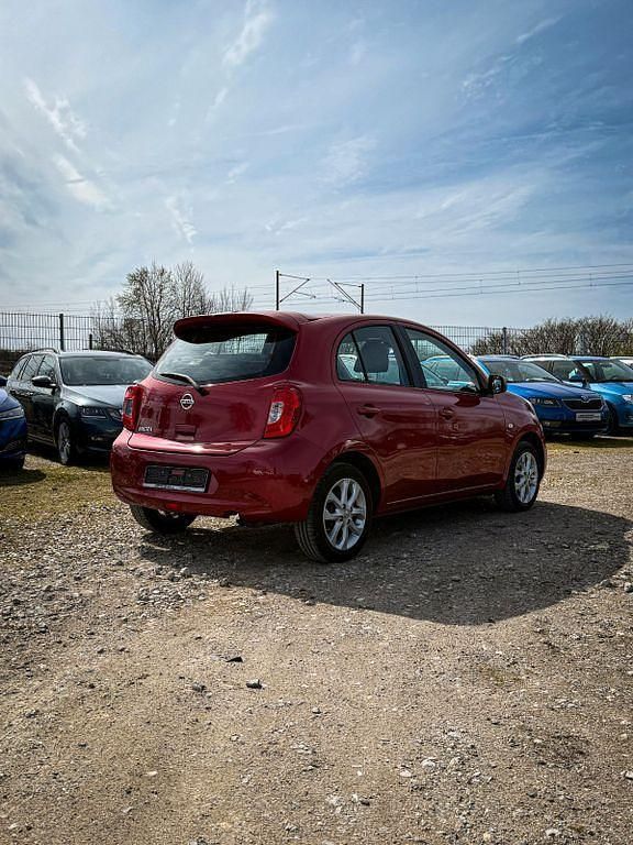 Gebraucht Nissan Micra Acenta 80 PS (58 kW) 2014 Rot Kleinwagen
