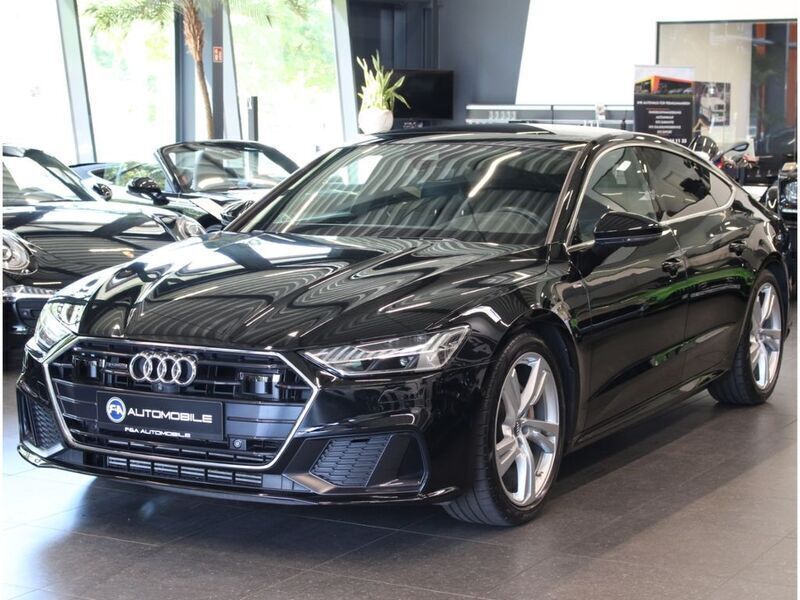 Schwarz Gebraucht 2018 Audi A7 Sportback S-Line Kleinwagen | 47.990 € (Etwas zu teuer) - Bild 1/4