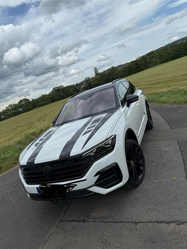 Weiß Gebraucht 2020 VW Touareg R-line SUV | 54.400 € - Bild 1/4