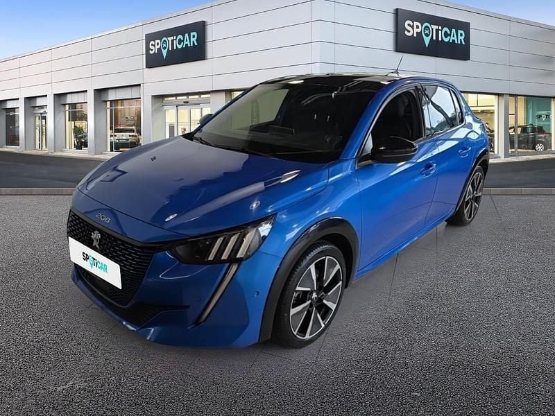 Blau Gebraucht 2021 Peugeot e-208 GT Kleinwagen | 12.890 € (Superpreis) - Bild 1/1