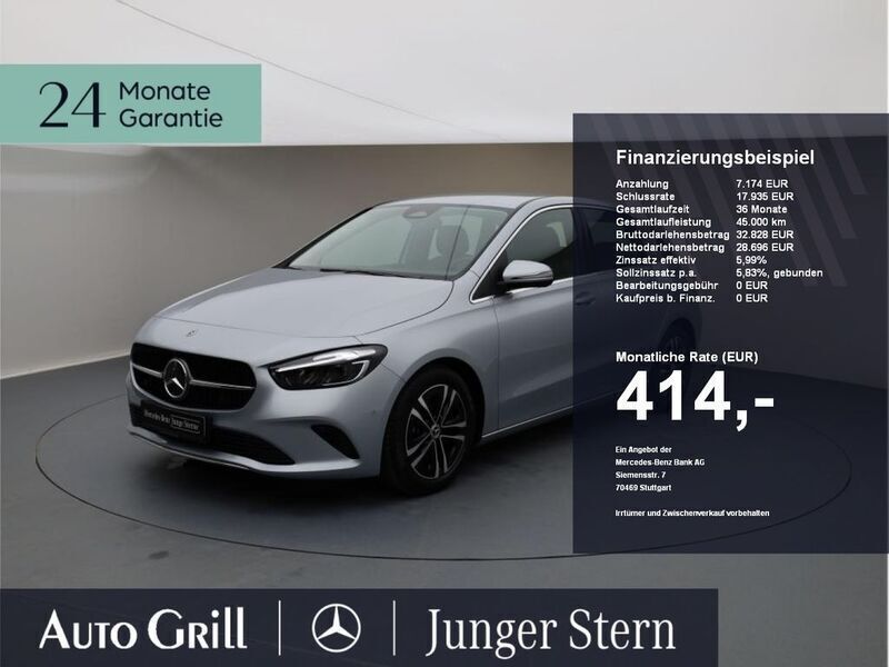 Metalliclack hightechsilber (metallic) Gebraucht 2024 Mercedes B220 Advanced Van / Kleinbus | 36.290 € (Guter Preis) - Bild 1/4