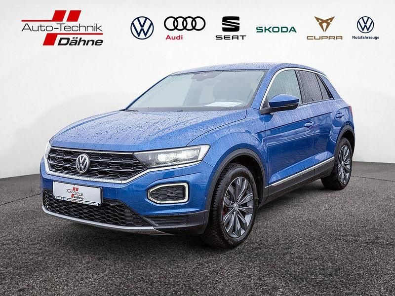 Blau / ravennablau (metallic) Gebraucht 2020 VW T-Roc Sport SUV | 20.880 € (Guter Preis) - Bild 1/4