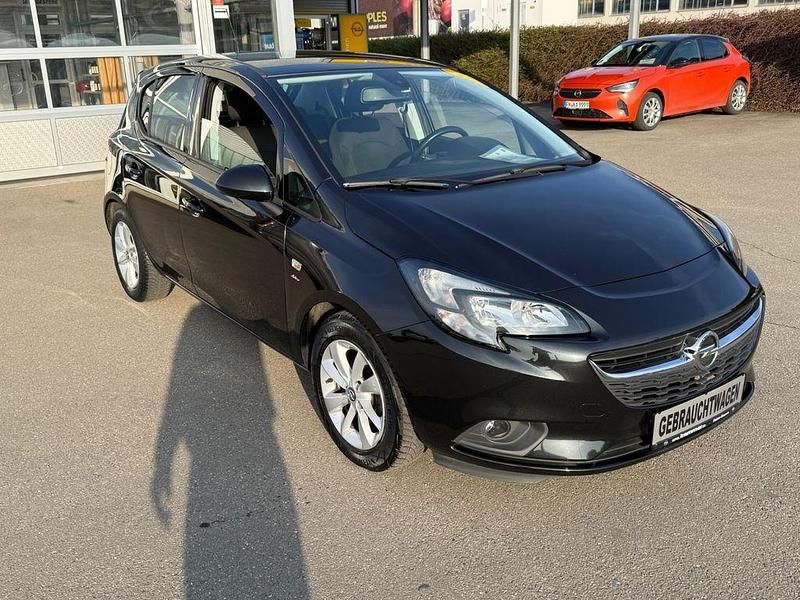 Gebraucht Opel Corsa drive 90 PS (66 kW) 2016 Schwarz Kleinwagen