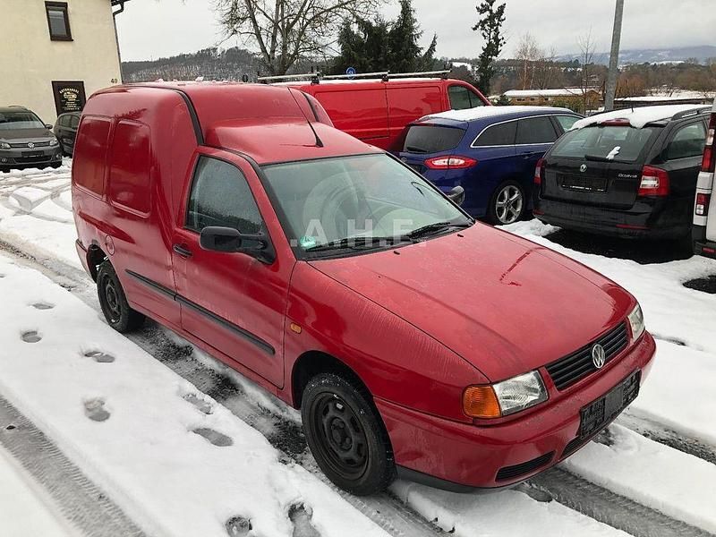 Rot Gebraucht 2001 VW Caddy Van / Kleinbus | 555 € (Superpreis) - Bild 1/4