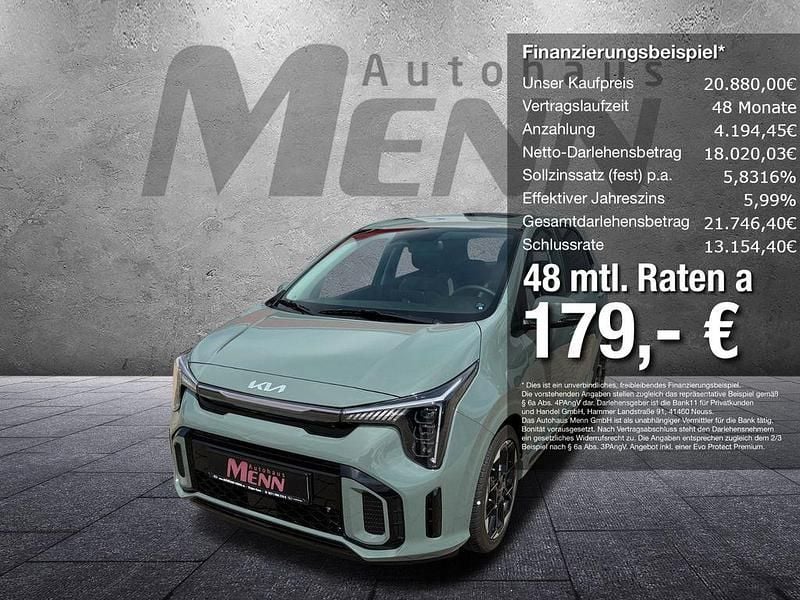 Grau Neu 2025 Kia Picanto GT-Line Kleinwagen | 20.880 € (Fairer Preis) - Bild 1/4