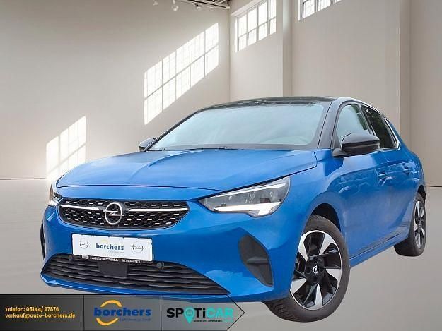 Voltaik blau metallic/dach kar Gebraucht 2023 Opel Corsa-e Elegance Kleinwagen | 18.450 € (Fairer Preis) - Bild 1/4