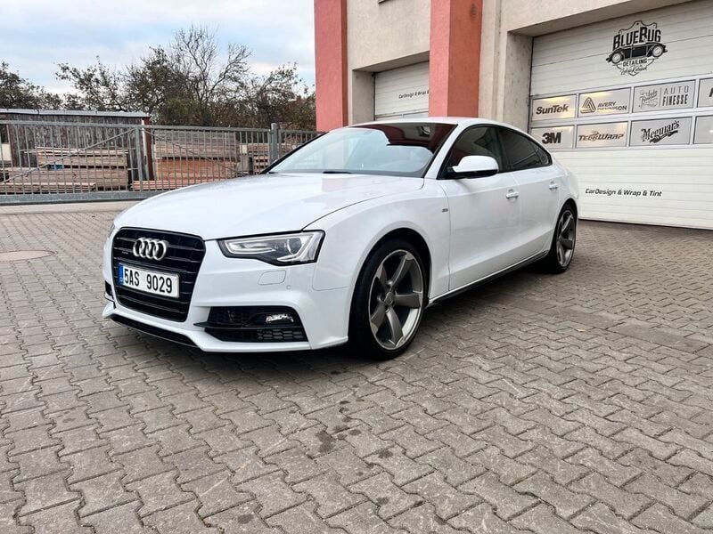 Weiß Gebraucht 2016 Audi A5 Sportback Sport Limousine | 20.599 € - Bild 1/4