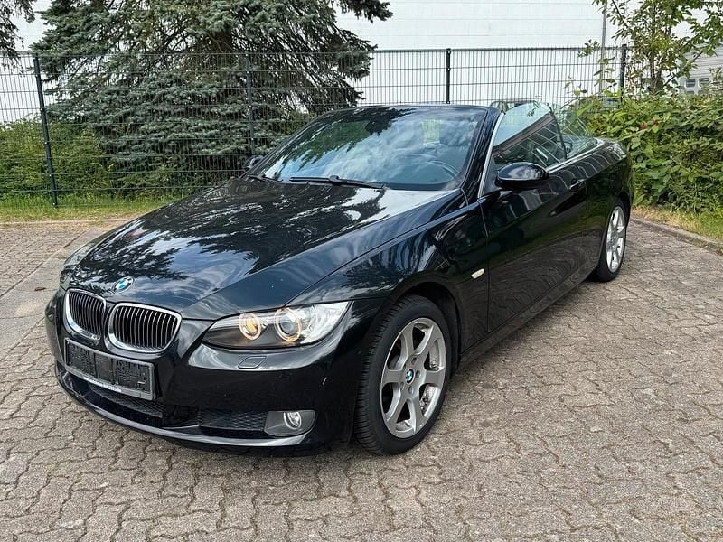 Schwarz Gebraucht 2008 BMW 325 Cabriolet Cabrio | 9.990 € (Superpreis) - Bild 1/4