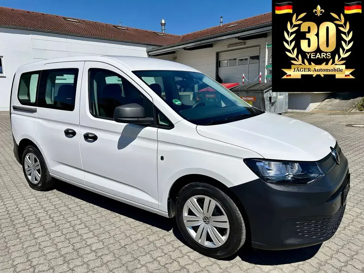 Second-hand VW Caddy 114 CP (83 kW) 2021 Alb Monovolum