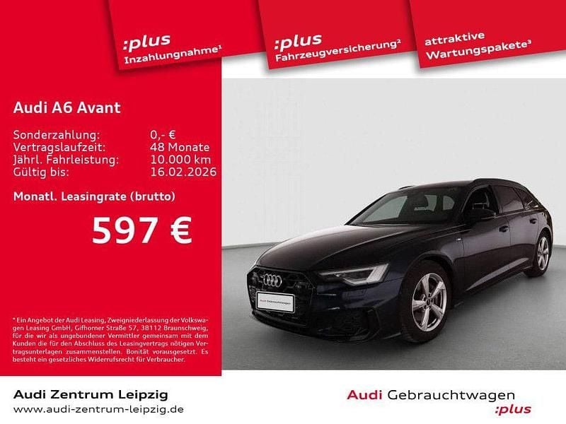Firmamentblau metallic Gebraucht 2025 Audi A6 S-Line Kombi | 60.480 € (Etwas zu teuer) - Bild 1/3