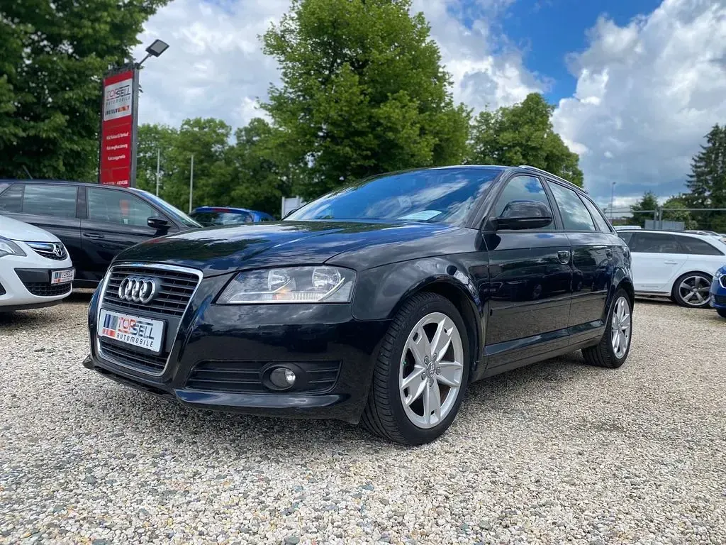 Gebraucht Audi A3 Sportback Ambiente 160 PS (117 kW) 2009 Schwarz Kleinwagen