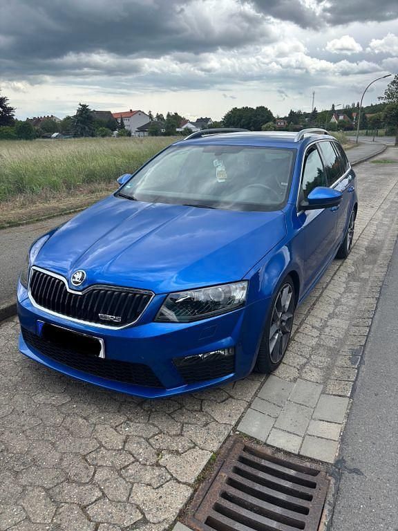 Blau Gebraucht 2014 Skoda Octavia RS Kombi | 9.000 € (Superpreis) - Bild 1/4