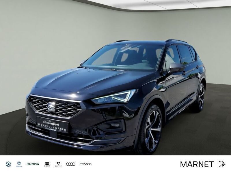 Deep schwarz metallic Gebraucht 2021 Seat Tarraco FR-Line SUV | 27.990 € (Fairer Preis) - Bild 1/4