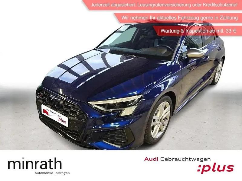 Blau Gebraucht 2024 Audi S3 Ambiente Limousine | 38.880 € (Superpreis) - Bild 1/4
