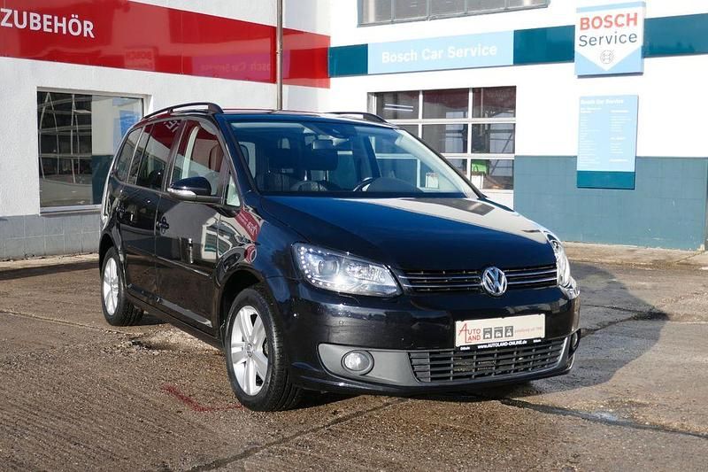 Gebraucht VW Touran Match 105 PS (77 kW) 2012 Schwarz Van / Kleinbus