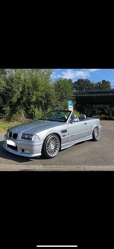 Silber Gebraucht 1996 BMW 320 Cabriolet Cabrio | 8.500 € (Fairer Preis) - Bild 1/4