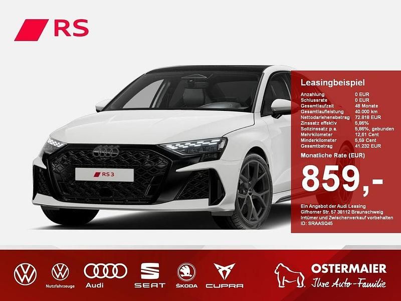Weiß Neu 2025 Audi RS3 Ambiente Kleinwagen | 71.990 € (Guter Preis) - Bild 1/4